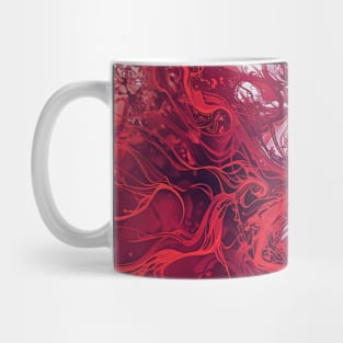 Pink Retrowave Abstract Girl Mug